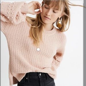 Madewell bobble pullover sweater